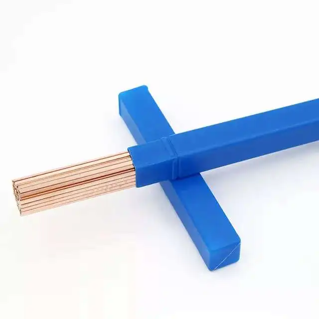 Environmentally Friendly CADMIUM FREE SILVER BRAZING ALLOYS AWS 5.8 BAg-7 DIN 8513 L-Ag56Sn rod 2.5*500mm OEM Available