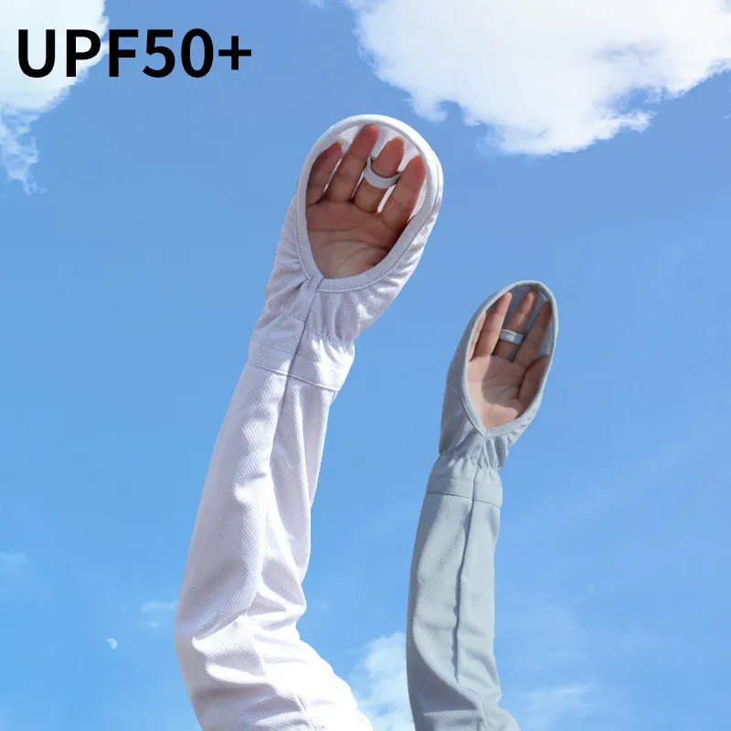 Custom Polyester Arm Sleeves Women Girls Uv Protection Cooling Arm Sleeves Polyester Fishnet Arm Sleeves For Sun Protection