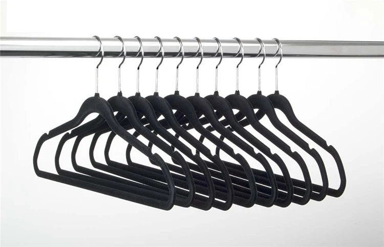 Bulk custom 50 pack colorful velvet suit hanger hangers with gold hook