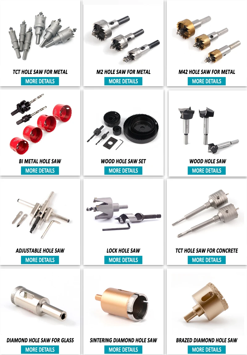 Customized Trending Hot Products Cutters HSS M42 Bimetal Hole Saw Sets