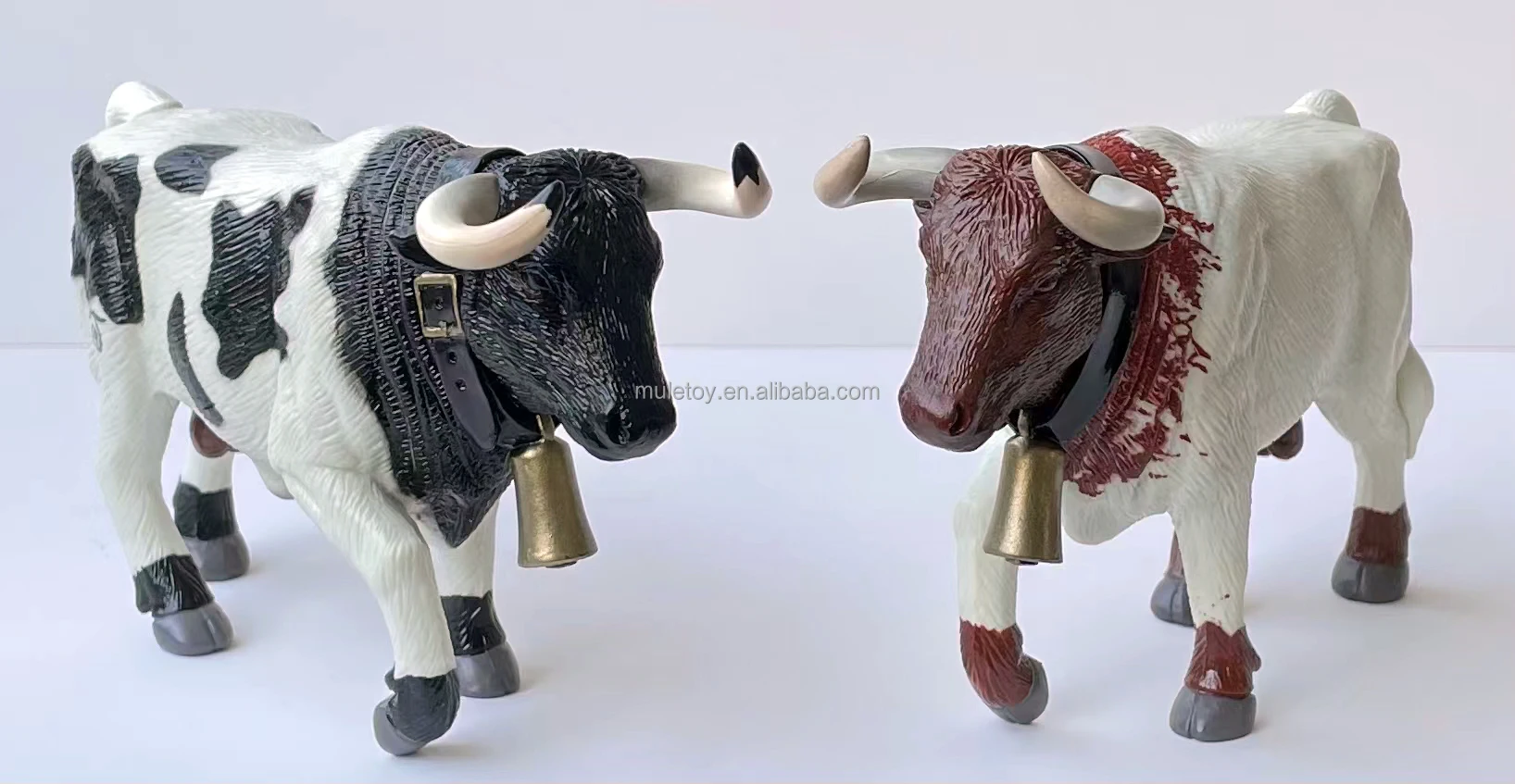 Hot Sale animals figures toys Cow/Bull Model Animal Figurines Toys for Gift