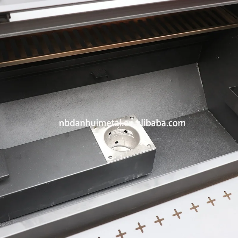 Outdoor kitchen Wood fire pizza oven stainless steel Pizza Oven with temperature gauge