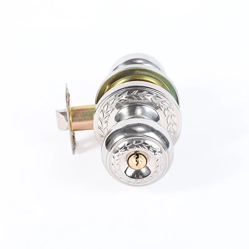 Asia market hot sale stainless steel portable cylindrical round ball mortise  door knob lock