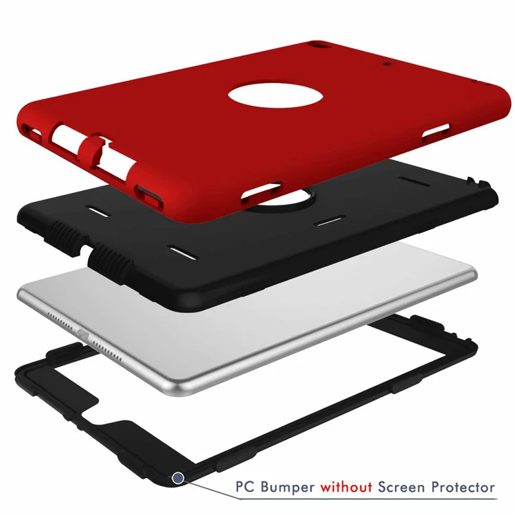 Shockproof 7.9 inch Tablet Case universal for iPad mini 1 2 3 4 5 tpu pc silicone PC 3 in 1 cover case