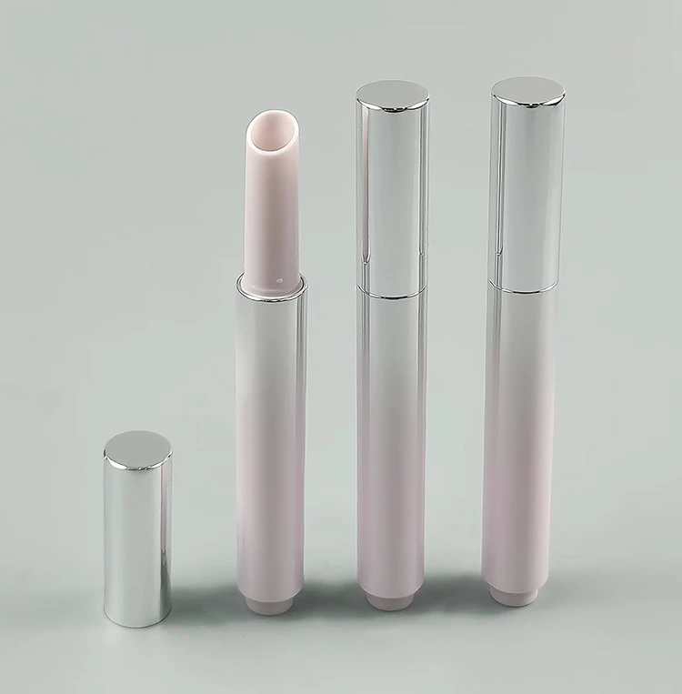 Plastic 2g Pressing Type Lipstick Tube Container Plastic Tubes for Cosmetic Packaging Lip Balm Tube