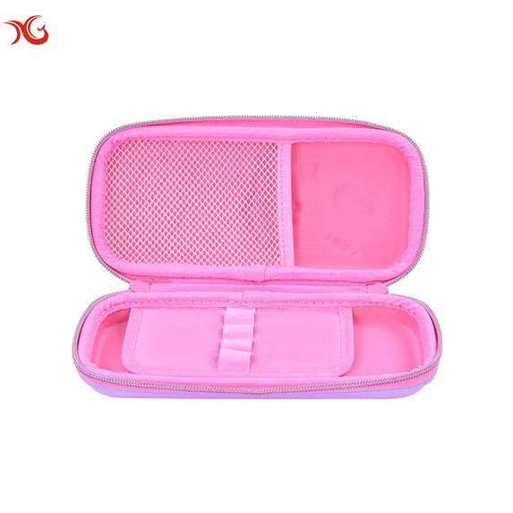 Factory Custom 3D Print Pencilcase Girls Cute Pencil Case Stationary Pencil Box For Kids