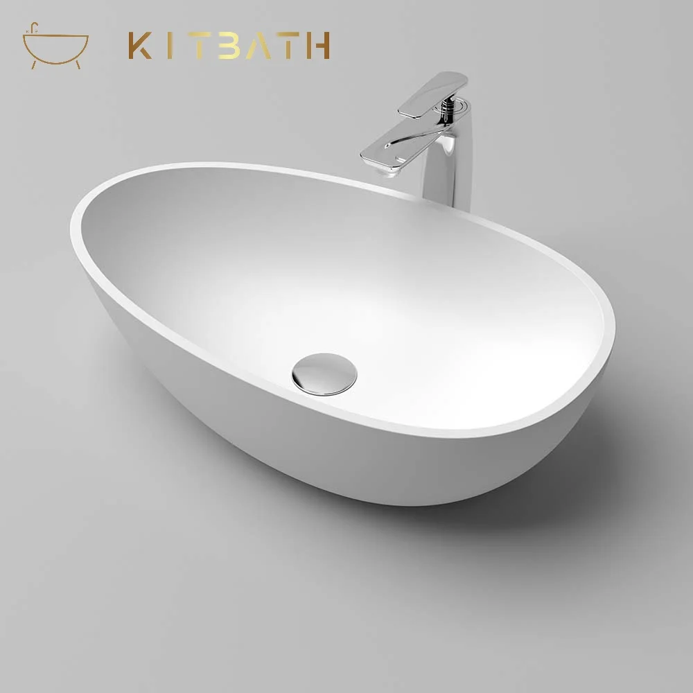 Раковина KITBATH простой дизайн раковина в форме яйца для мытья рук