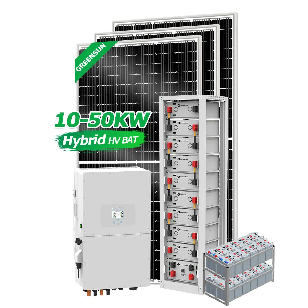 10KW 20KW 50KW солнечная энергетическая система коммерческого использования гибридная хранения энергии купить для промышленного завода