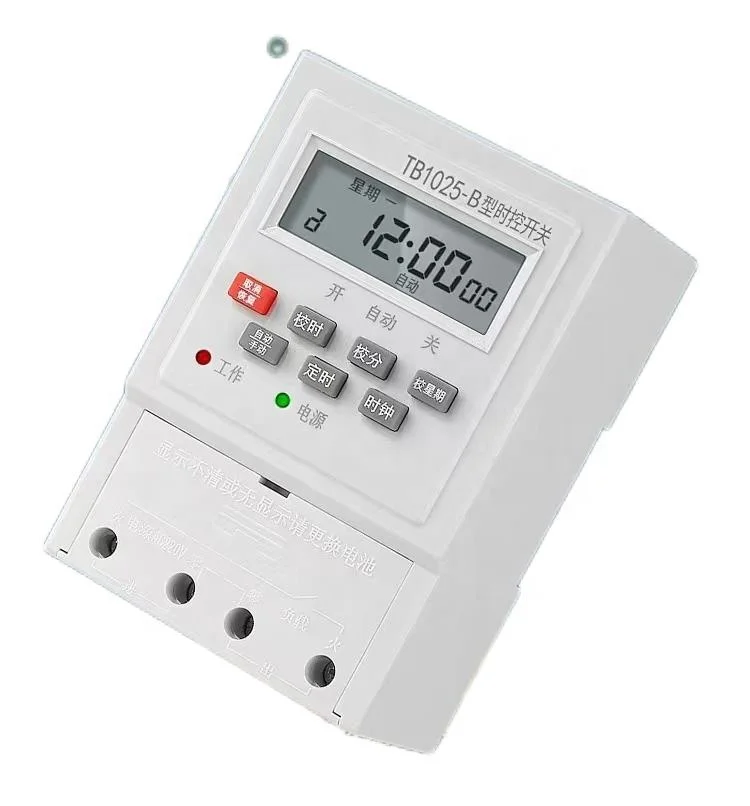 Manufacturer LCD light industrial timer digital timer programmable 50hz electric timer switch for electric water heater