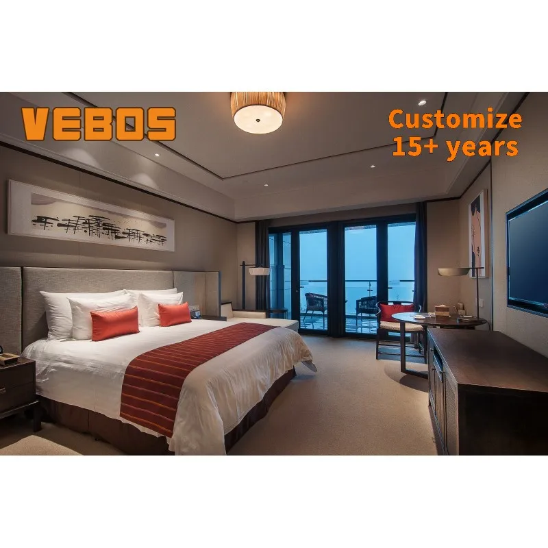 Завод полный индивидуальные деревянные гостиничный набор мебели для спальни и современный дизайн гостиничного номера 5 звезд