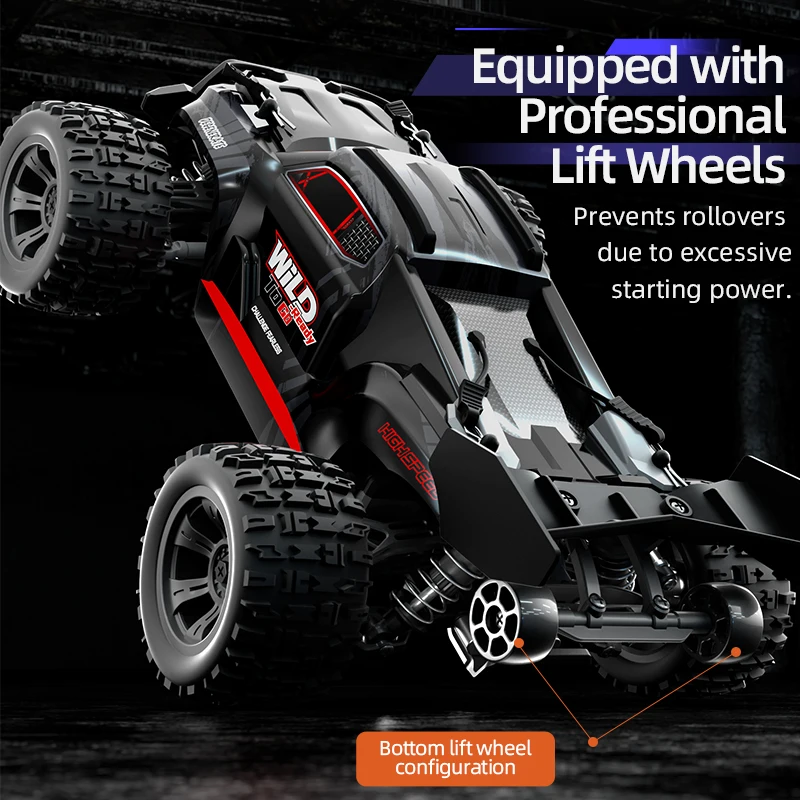 JJRC C8810 1/18 wild buggy all terrain carbon brush motor high speed car independent shock-absorber off-road vehicle