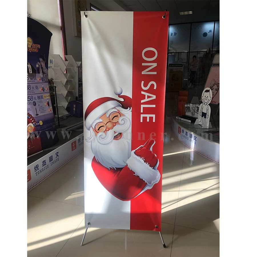 Пользовательские X стойки дисплей стенд Рамка стоящий баннер Standee