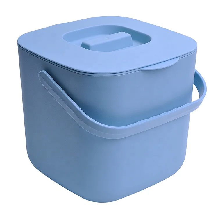 7L Kitchen Countertop Compost Bin Small Composting Bin With Handle Kitchen Countertop Trash Can With Lid