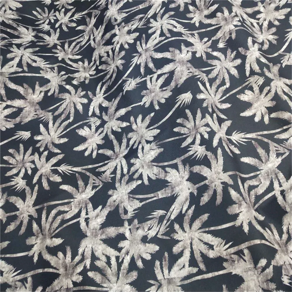 
print twill microfiber peac skin fabric for beach shorts 