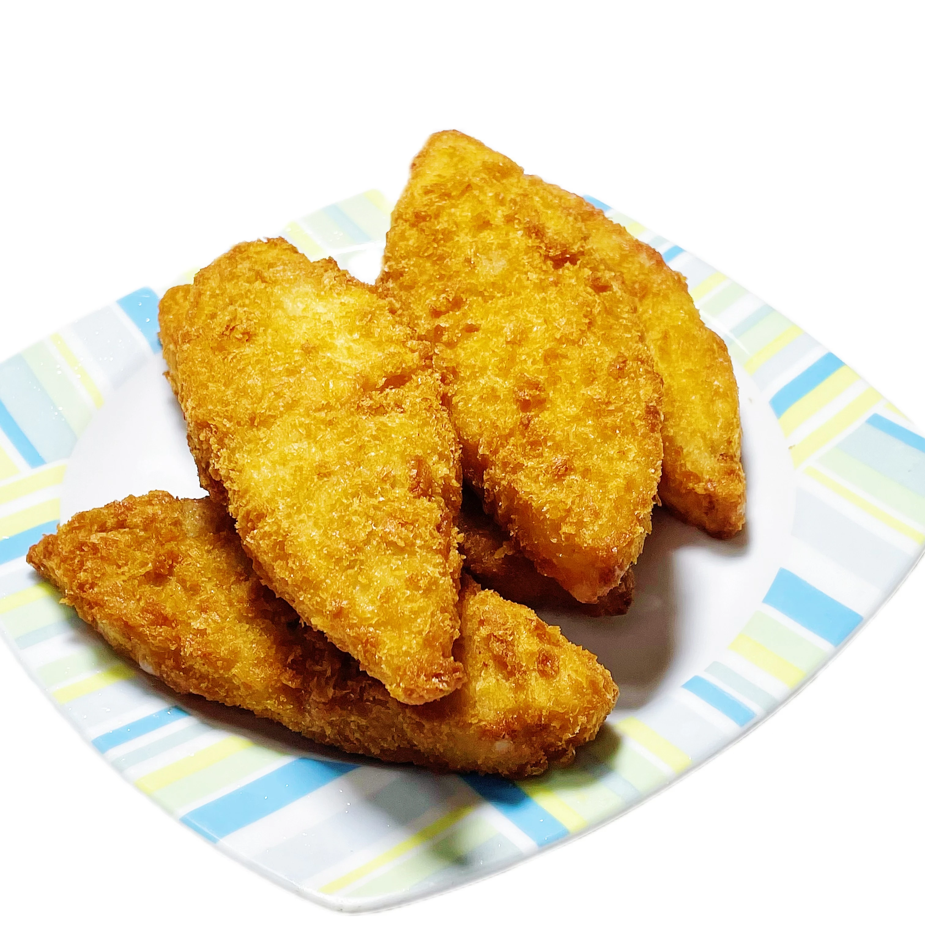 Huiyang Frozen Chinese Sea food Snacks Breaded Pollock Fish Fillet Made of Wheat Flour Fried Pollock Muscle Comida