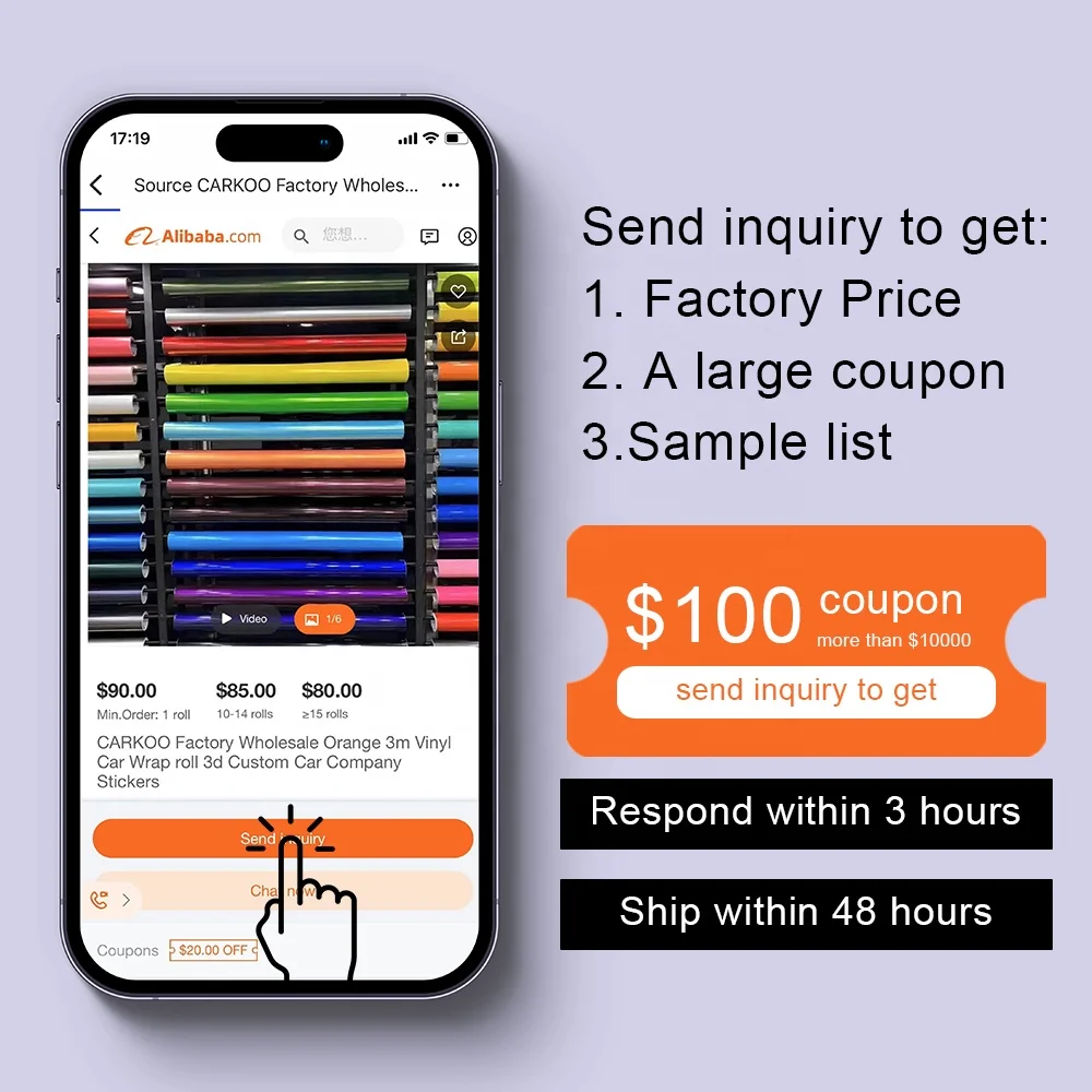 Custom Pink Blue gradient color car vinyl wrap car film 1.52*18M auto body wraps Color Changing Film