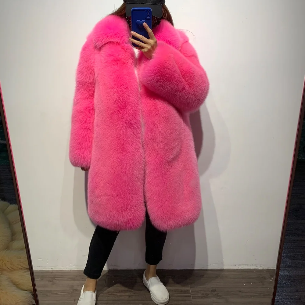 Fur Coat Lady Natural Fur Coat Women Warm Winter Natural Fur Cloth Lady