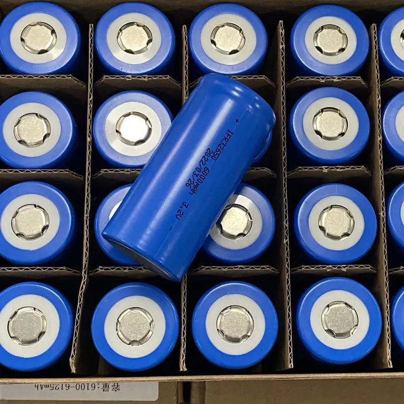 3.2v Cylindrical IFR 32700 6000mah Lifepo4 Lithium Lion Iron Battery Cell For Rv Ebike Golf Cart Forklift