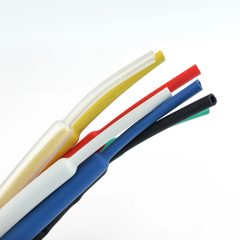 4:1 Factory wholesale PE electric wire insulation sleeve flexible free heat shrinkable tubing heat shrink tube