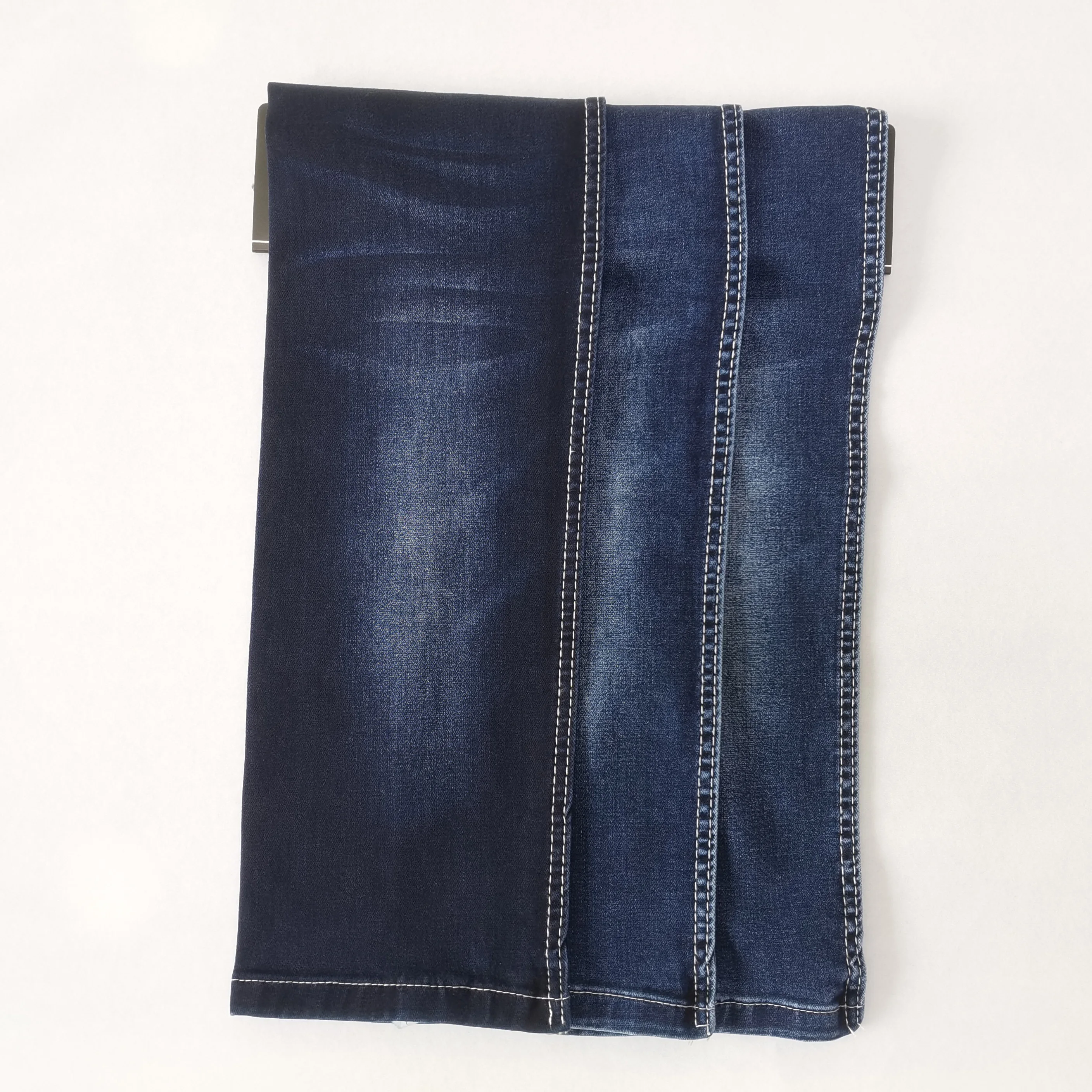 High quality good stretch 10 oz tencel American design netting weaving new development denim fabric