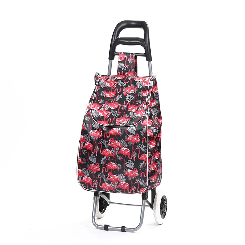 
Manufacturer online sales portable shopping bag with cart trolley 