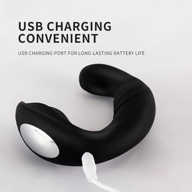 insertable electric prostate massager anal male G Spot Sex Toys Couple thrusting prostate massager with remote