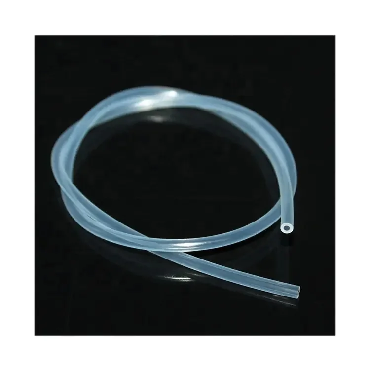 2mm*6mm transparent LFGB yellowing resistance excellent resilience hose- pipe silicon tube