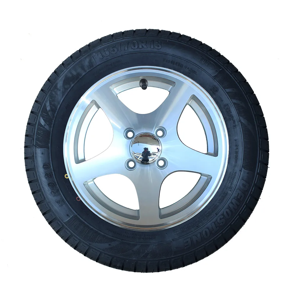 hot sale 165/70R13 trailer tire with  aluminum wheel