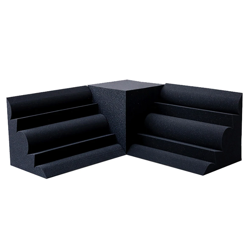 YuanYuan Custom Service Studio Foam Acoustic Black Bass Trap Sound Proof Foam Panels