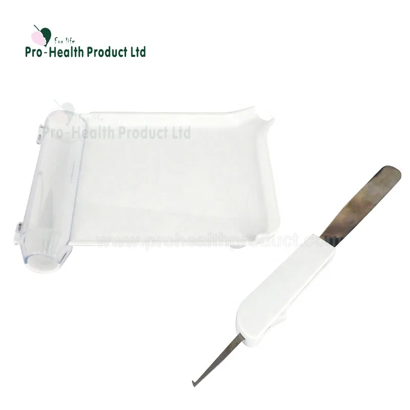 Pill Dispensing Counting Tray Pill Counter With Stainless Steel Spatula