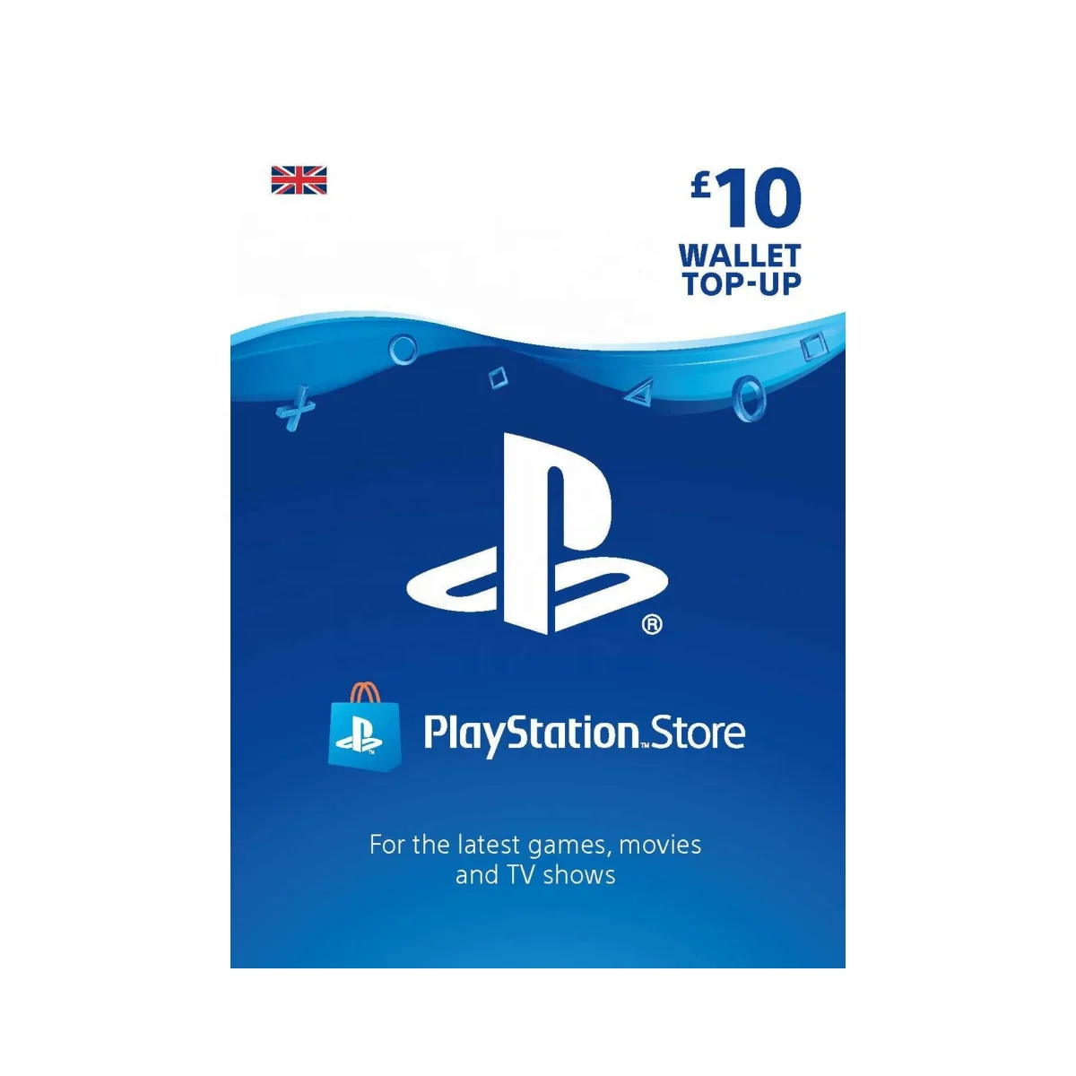 PSN 5 / 10 / 20 / 25 / 40 / 50 GBP UK Stackable For PS 3/4/5