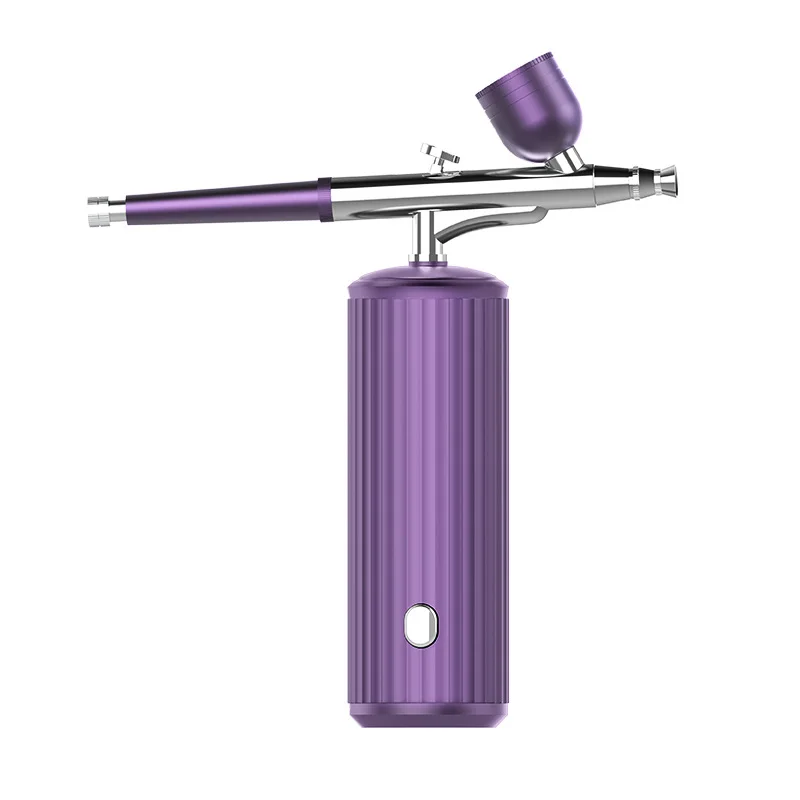 Air Brush With Compressor Portable Nail Painting Air Brush Machine Kit