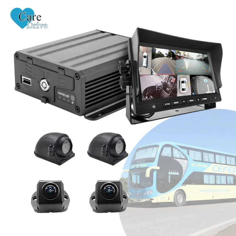 CareDrive  Hd Night Vision Plug Car Reversing Camera With 8 Led Lights Square Rear View Image Reverse
