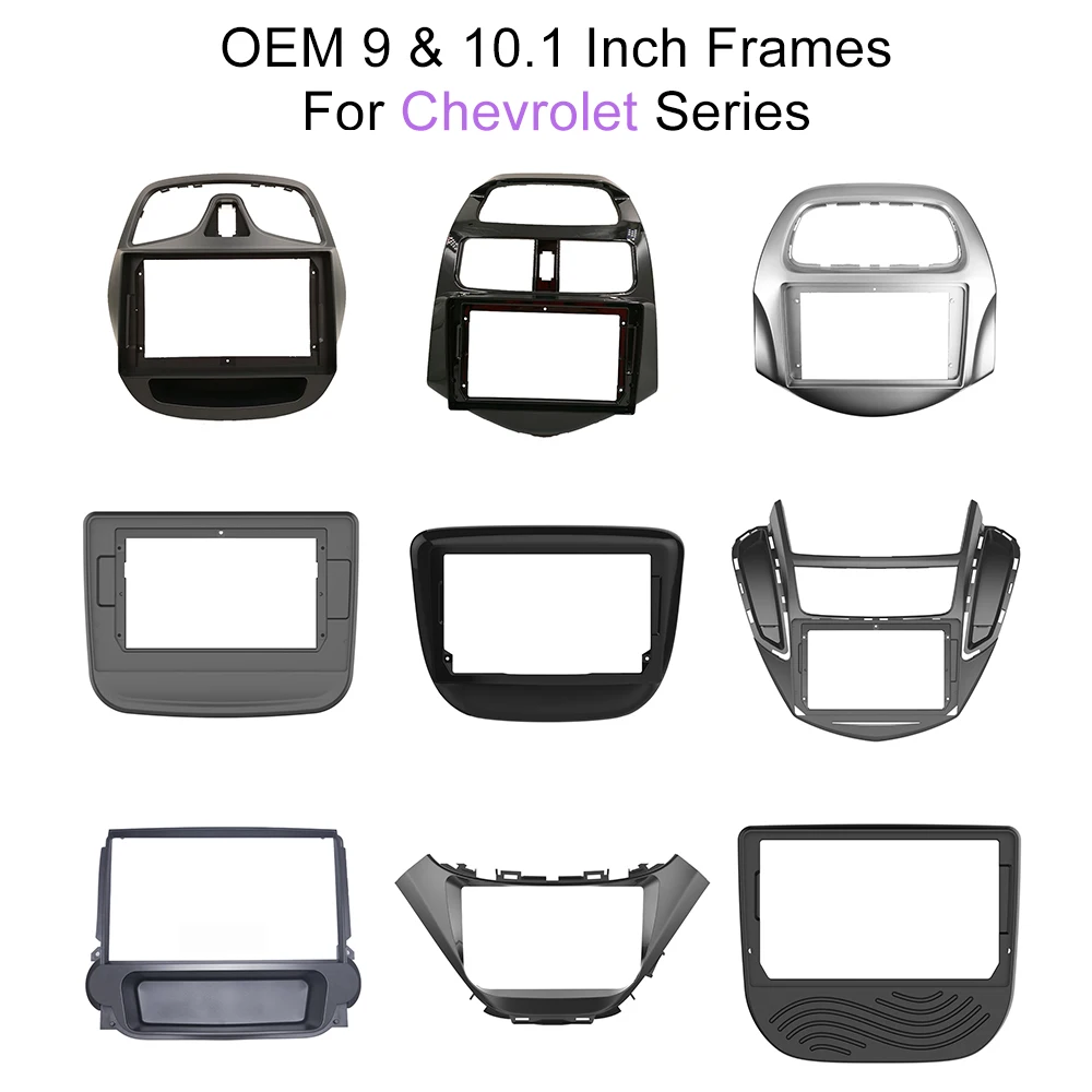 9 Inch Car Radio Player Frame For Chevrolet Cruze 2009 2010 2011 Car Interior Kits Dashboard Refitting Panel Facial Frame