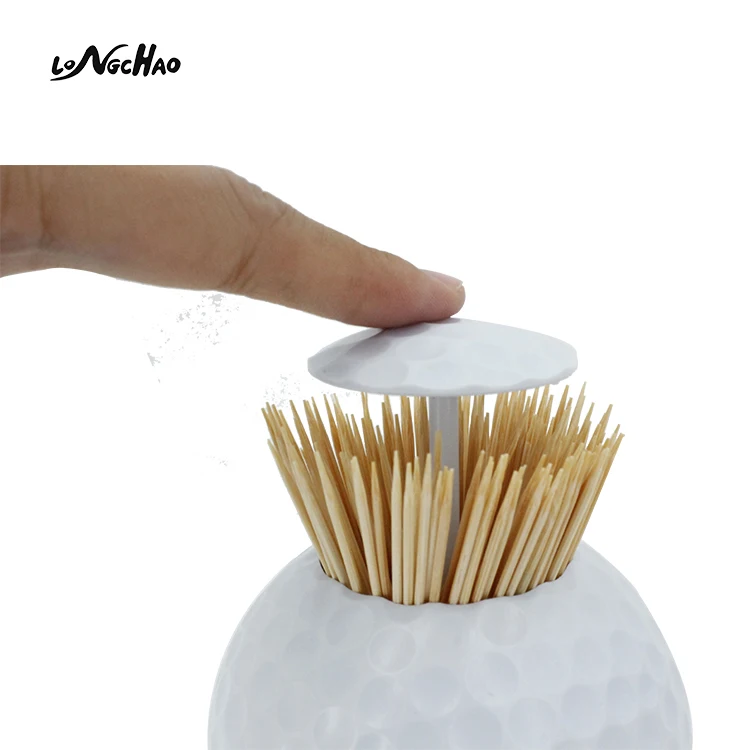 Multi-Function Golf Accessories Decorations Golf Ball Toothpick Holder