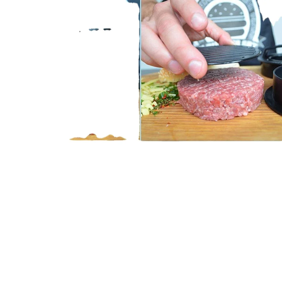 Meat Tools Hamburger Press Round Shape Hamburger Mold Plastic Cutletses Burger Maker Mould Press For Cutlets Hamburger Maker