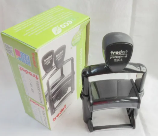 original 56x33mm/professional 5206 trodat heavy  self inking stamp roller stamp