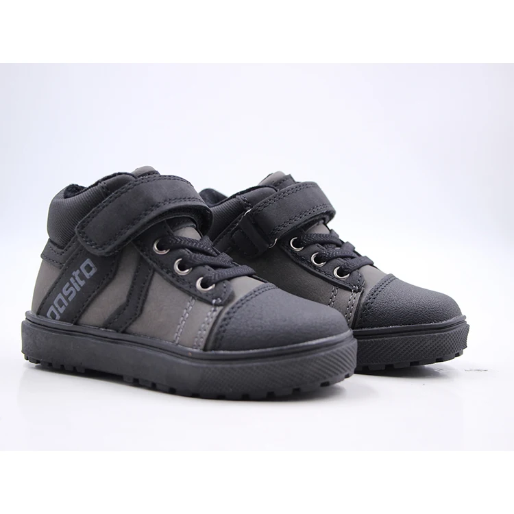 Professional manufacturer sneaker for boy shoes middle cut lace-up style boy sport shoes kids shoes