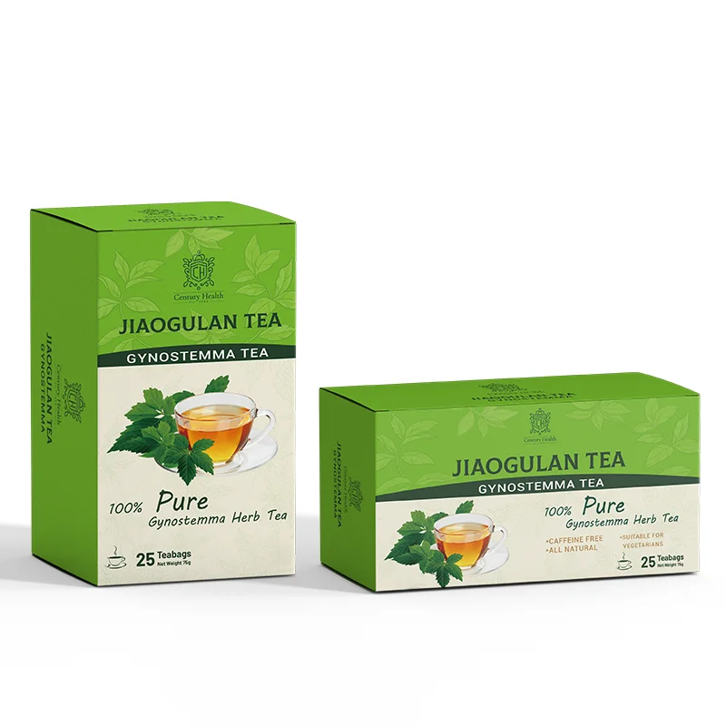 Зеленый чай CenturyHealth Jiaogulan: с травами Gynostemma для повышения жизнеспособности и благополучия собственной торговой маркой