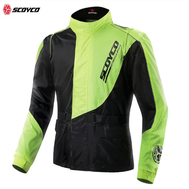 Недорогой Бестселлер SCOYCO 2021, индивидуальный OEM ODM мотоциклетный мужской дождевик, взрослый раздельный светоотражающий дождевик