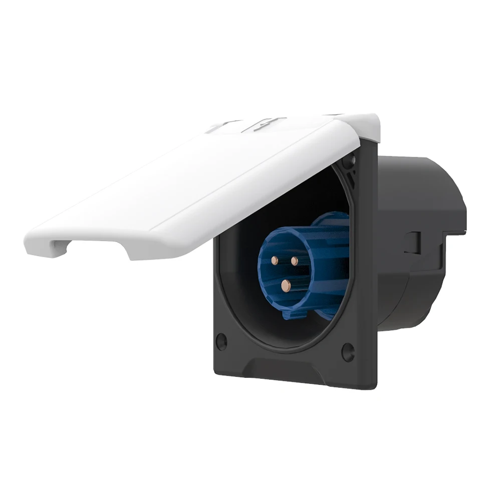 Караван RV кемпер, прицеп к атмосферным воздействиям 16Amp 3 штыря сайта Мощность Входной разъем