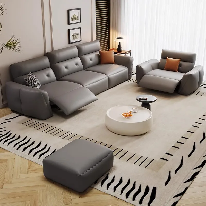 Best-selling home cinema recliner sofa luxury leather electric sof multi purpose extendable sofa