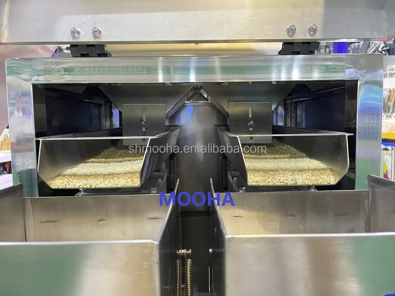 Semi Automatic Dry Nuts Rice Granule Weighing Machine 1kg Fertilizer Bagging Machine 5kg Grain Corn Filling Granule Machine