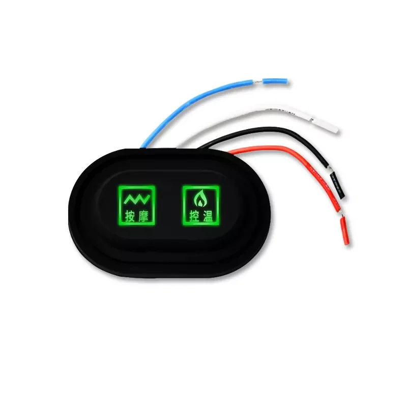 Electronic Smart Temperature Thermal Switch with Vibration Function for heating eye mask  knee waist belt neck pads