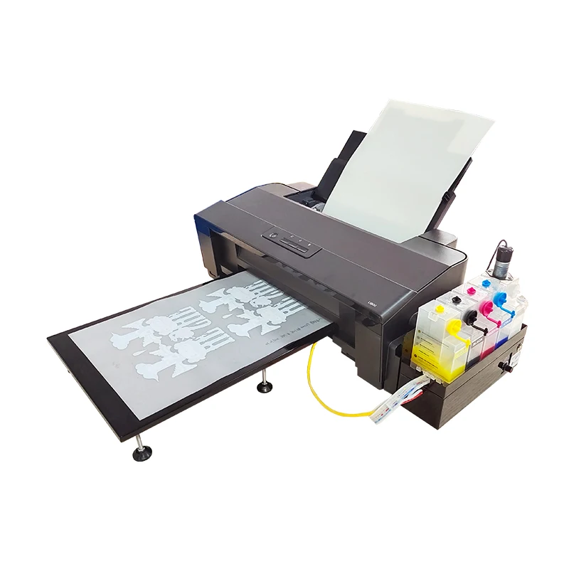 FCOLOR DTF A3  Printing Machine L1800 Pet Film Printer DTF For Garment Hoodies T-shirts