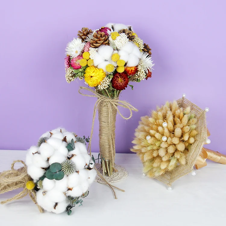GH-052 wholesale flores natural flower hot selling decoration home wedding decor artificial plants dried flowers bouquet