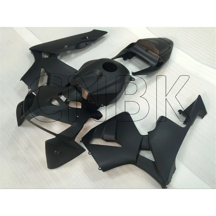 for CBR600RR 05 Plastic Fairings CBR 600RR 05 Matter Black Fairing Kits CBR600 RR 2005 - 2006 Plastic Fairings