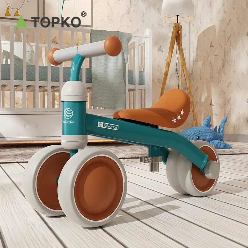 TOPKO Professional Manufacture balance bike 3 wheel baby walker Pedalless balance bike