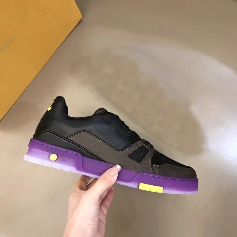 Luxury Trainer sneakers famous Designer shoes men Pair fashion Brand shoes size 38-44 model HY7