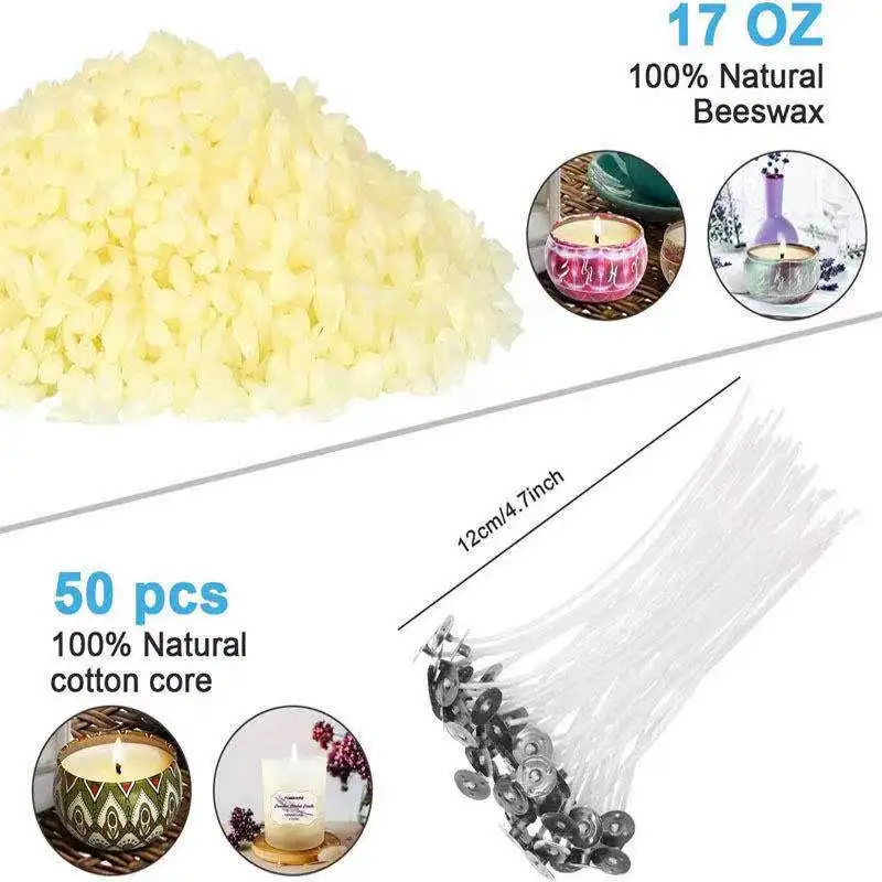 Custom Luxury Scented DIY candle Soy Wax Melting Pot Kit Diy Candle Making Kit